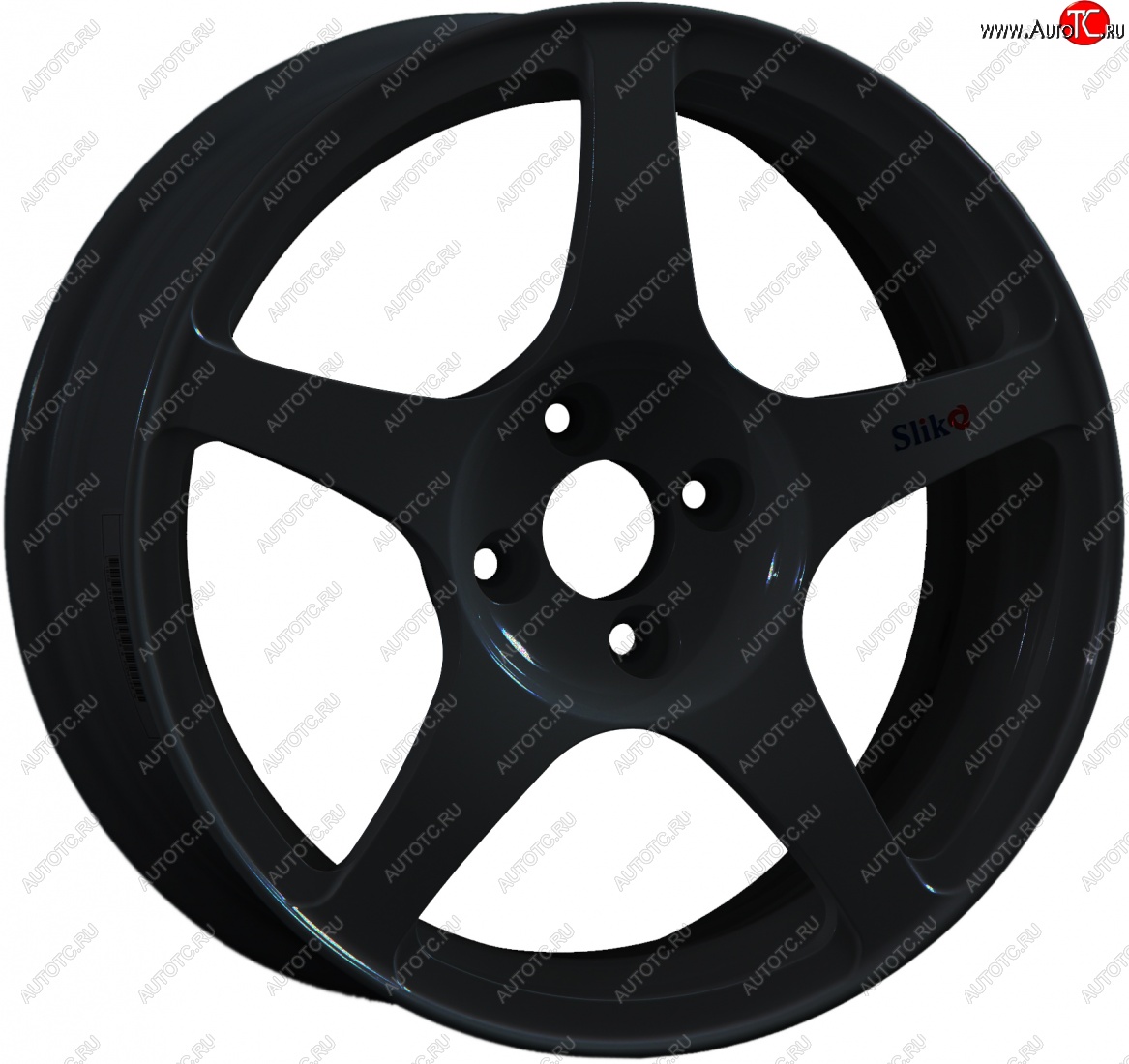 10 349 р. Кованый диск Slik classik R16x6.5 Черный матовый (MB) 6.5x16   (Цвет: MB)  с доставкой в г. Майкоп