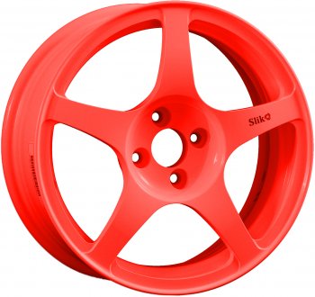 Кованый диск Slik classik R16x6.5 RAL 3026 ярко алый 6.5x16  (Цвет: RAL 3026 ярко алый 6.5x16)