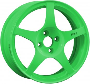 Кованый диск Slik classik R16x6.5 RAL 6038 ярко-зеленый 6.5x16  (Цвет: RAL 6038 ярко-зеленый 6.5x16)
