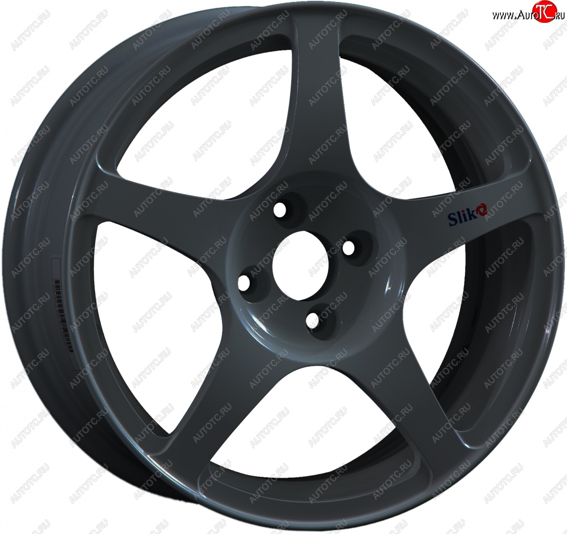 10 599 р. Кованый диск Slik classik R16x6.5 Графит глянцевый (GM) 6.5x16   (Цвет: GM)  с доставкой в г. Майкоп