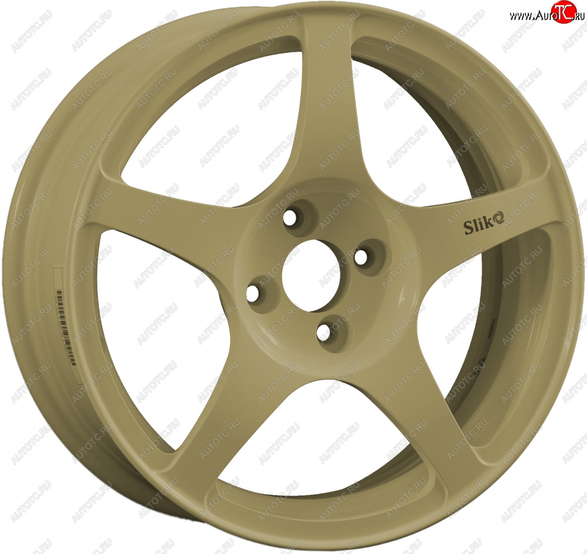 10 349 р. Кованый диск Slik classik R16x6.5 Золотой (G) 6.5x16   (Цвет: G)  с доставкой в г. Майкоп