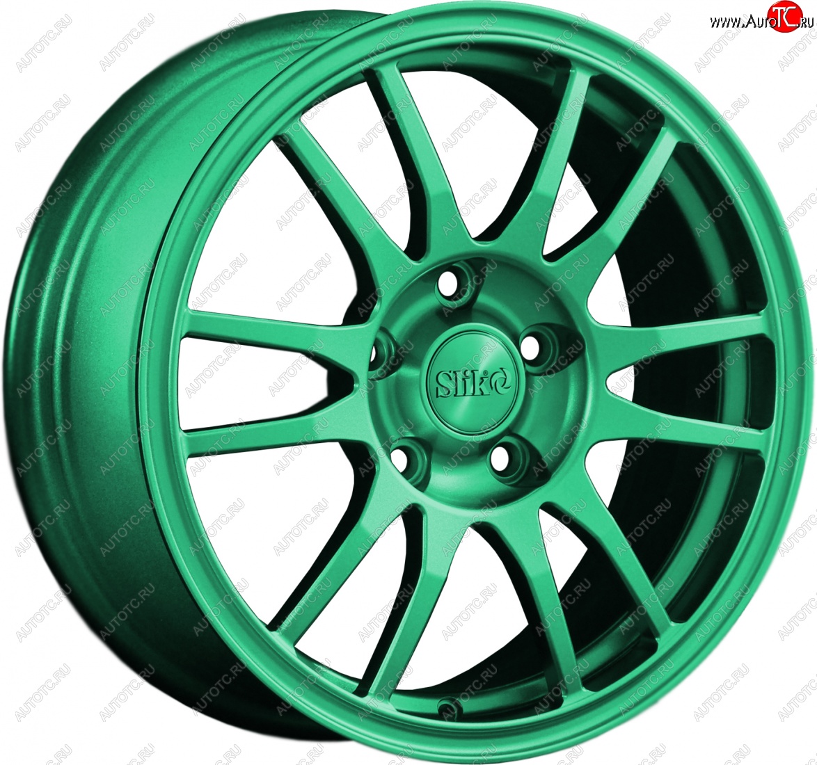 12 949 р. Кованый диск Slik classik R16x6.5 Candy Green изумрудно-зеленый 6.5x16   (Цвет: Candy Green изумрудно-зеленый 6.5x16)  с доставкой в г. Майкоп