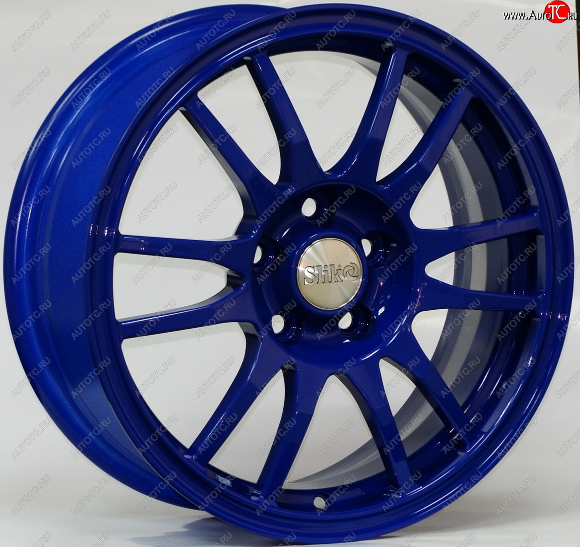 12 949 р. Кованый диск Slik classik R16x6.5 Candy BLUE синий 6.5x16   (Цвет: Candy BLUE синий 6.5x16)  с доставкой в г. Майкоп