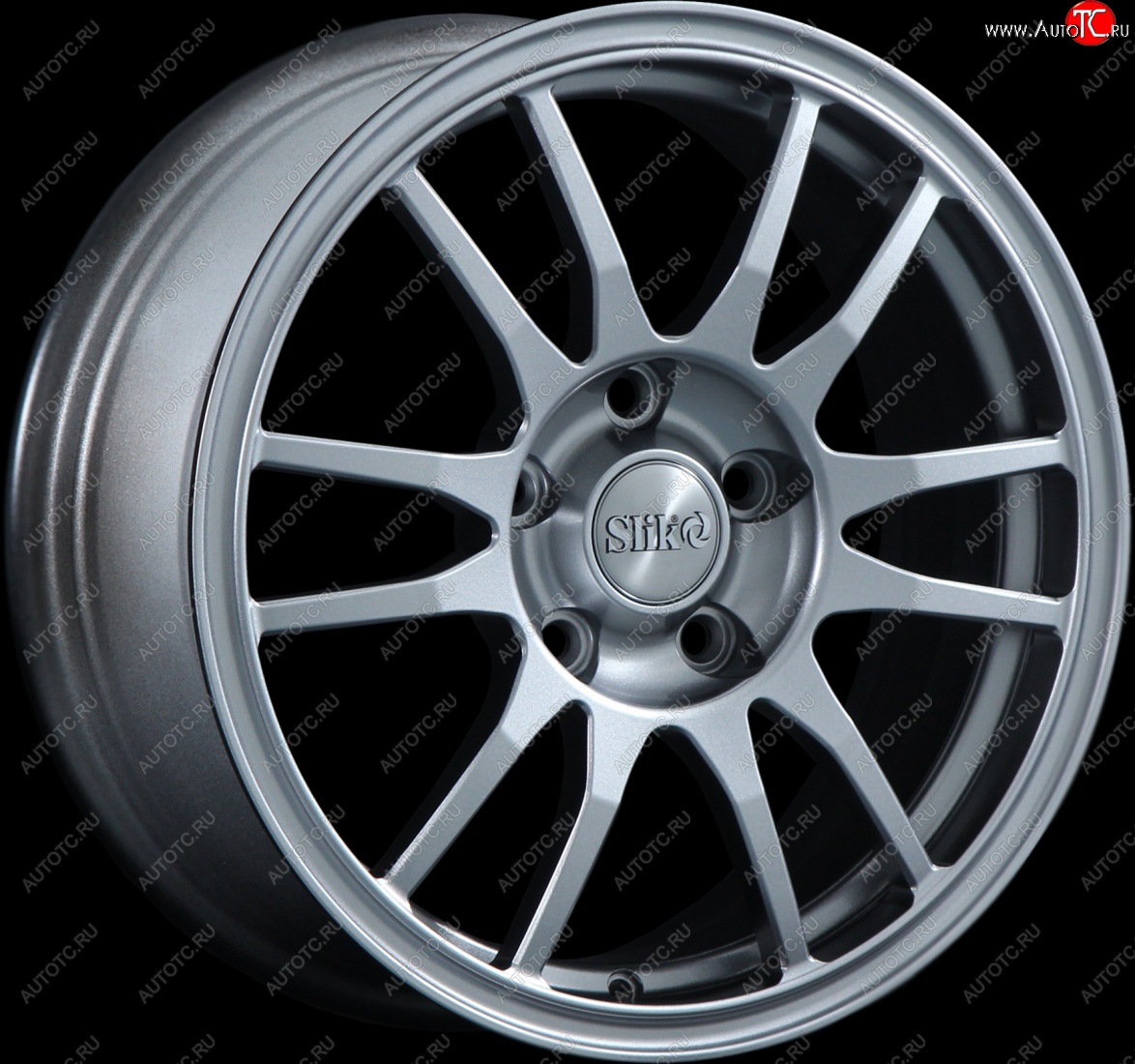 12 949 р. Кованый диск Slik classik R16x6.5 Серебристый тёмный (S25) 6.5x16   (Цвет: S25)  с доставкой в г. Майкоп