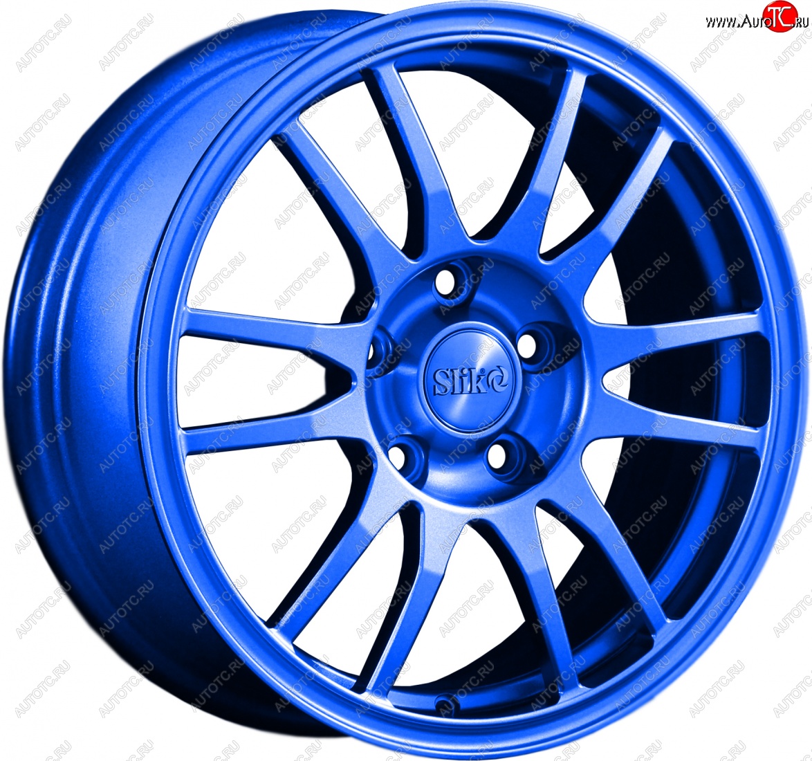 12 949 р. Кованый диск Slik classik R16x6.5 Синий (BLUE) 6.5x16   (Цвет: BLUE)  с доставкой в г. Майкоп