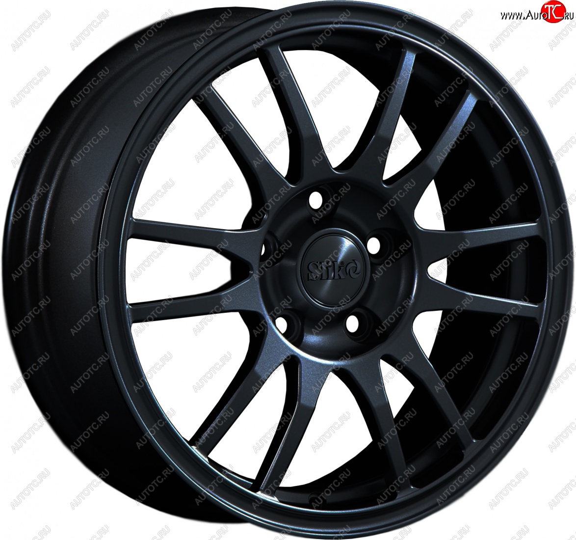 12 949 р. Кованый диск Slik classik R16x6.5 Черный глянцевый (BK) 6.5x16   (Цвет: BK)  с доставкой в г. Майкоп
