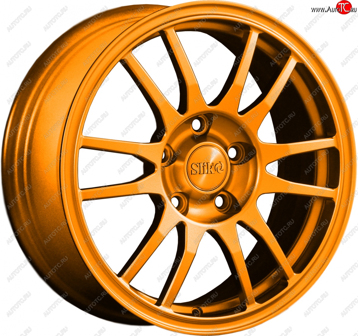 12 949 р. Кованый диск Slik classik R16x6.5 Ярко-оранжевый (ORANGE) 6.5x16   (Цвет: ORANGE)  с доставкой в г. Майкоп