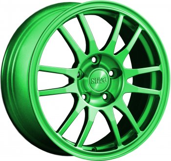 Кованый диск Slik classik R16x6.5 RAL 6038 ярко-зеленый 6.5x16  (Цвет: RAL 6038 ярко-зеленый 6.5x16)