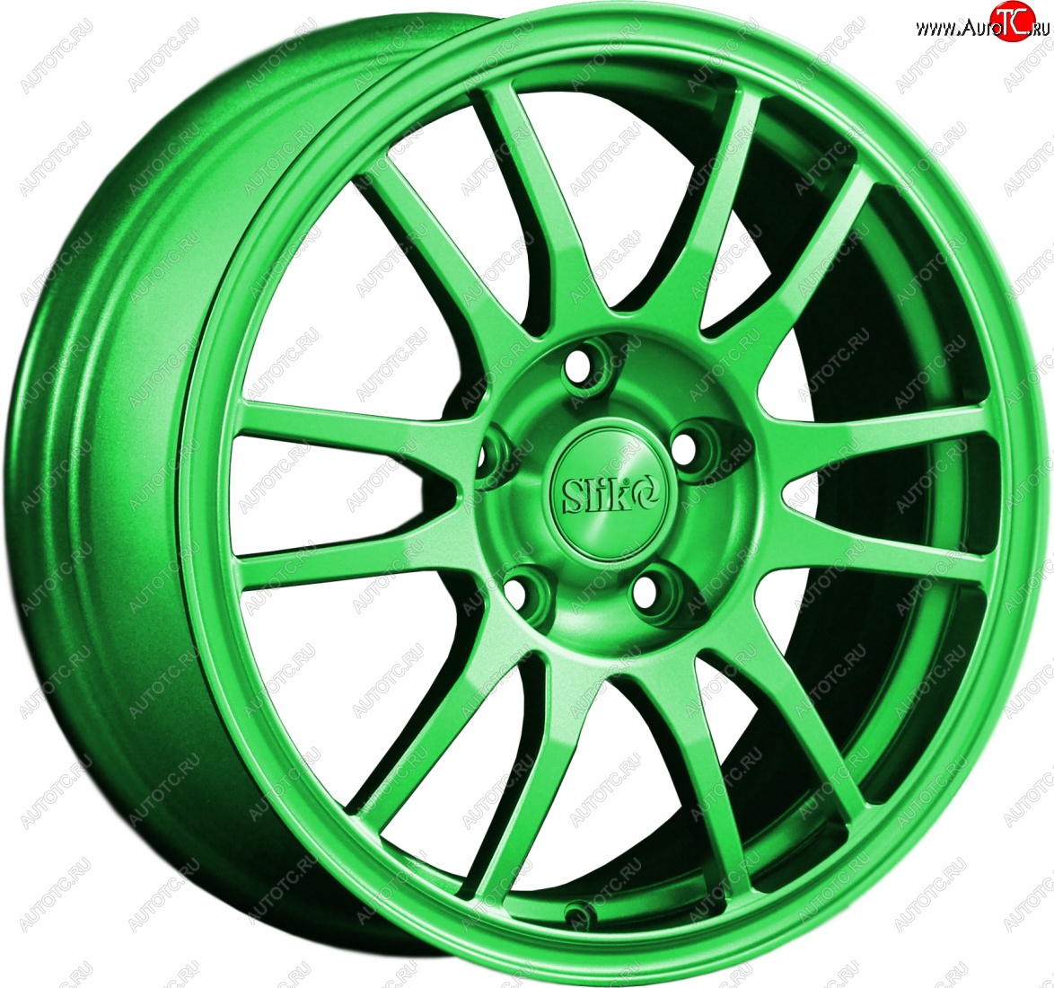 12 949 р. Кованый диск Slik classik R16x6.5 RAL 6038 ярко-зеленый 6.5x16   (Цвет: RAL 6038 ярко-зеленый 6.5x16)  с доставкой в г. Майкоп
