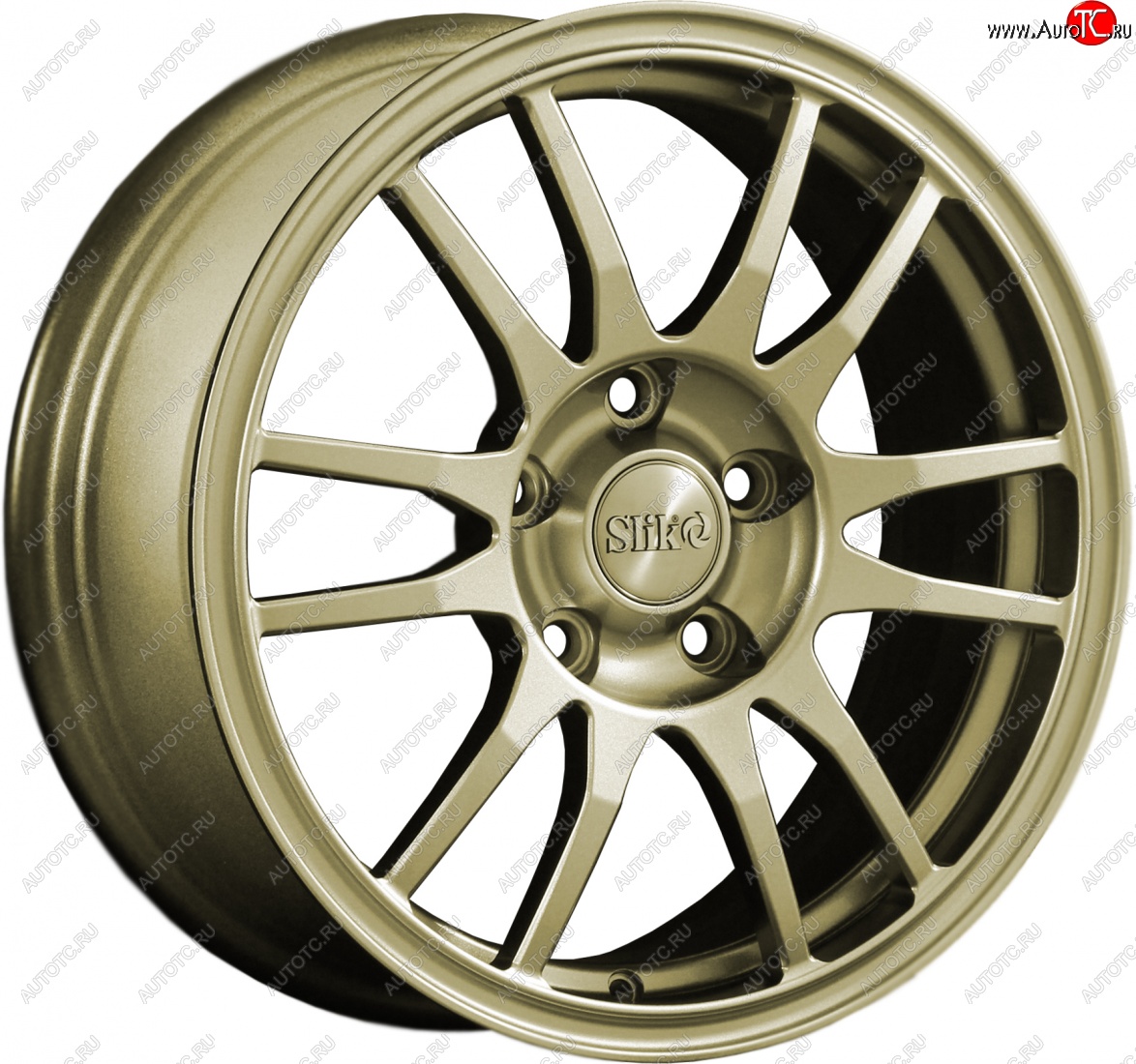 12 949 р. Кованый диск Slik classik R16x6.5 Золотой (G) 6.5x16   (Цвет: G)  с доставкой в г. Майкоп