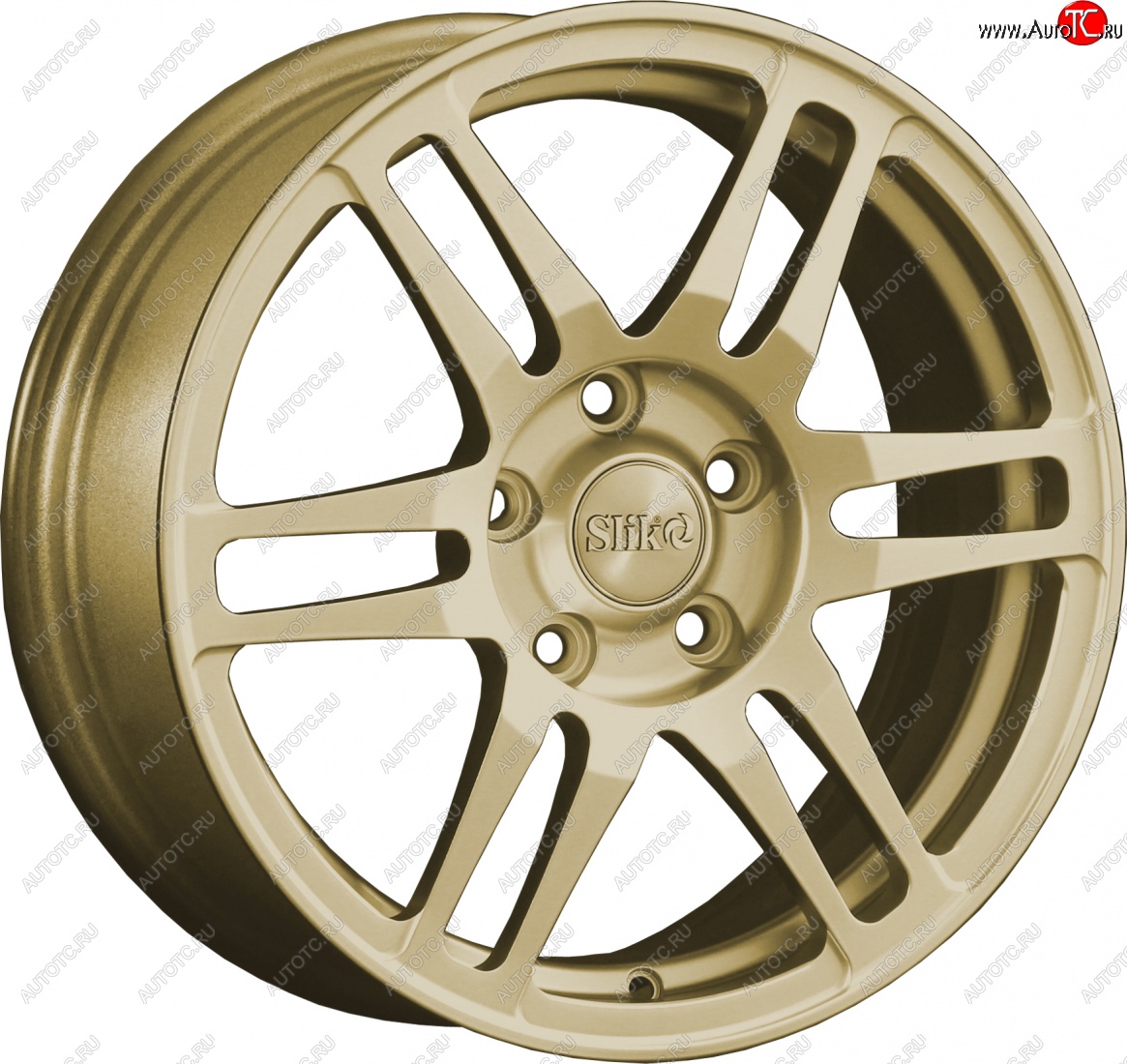12 949 р. Кованый диск Slik classik R16x6.5 Золотой (G) 6.5x16 Nissan Qashqai 1 дорестайлинг (2007-2010) 5x114.3xDIA66.1xET40.0 (Цвет: G)