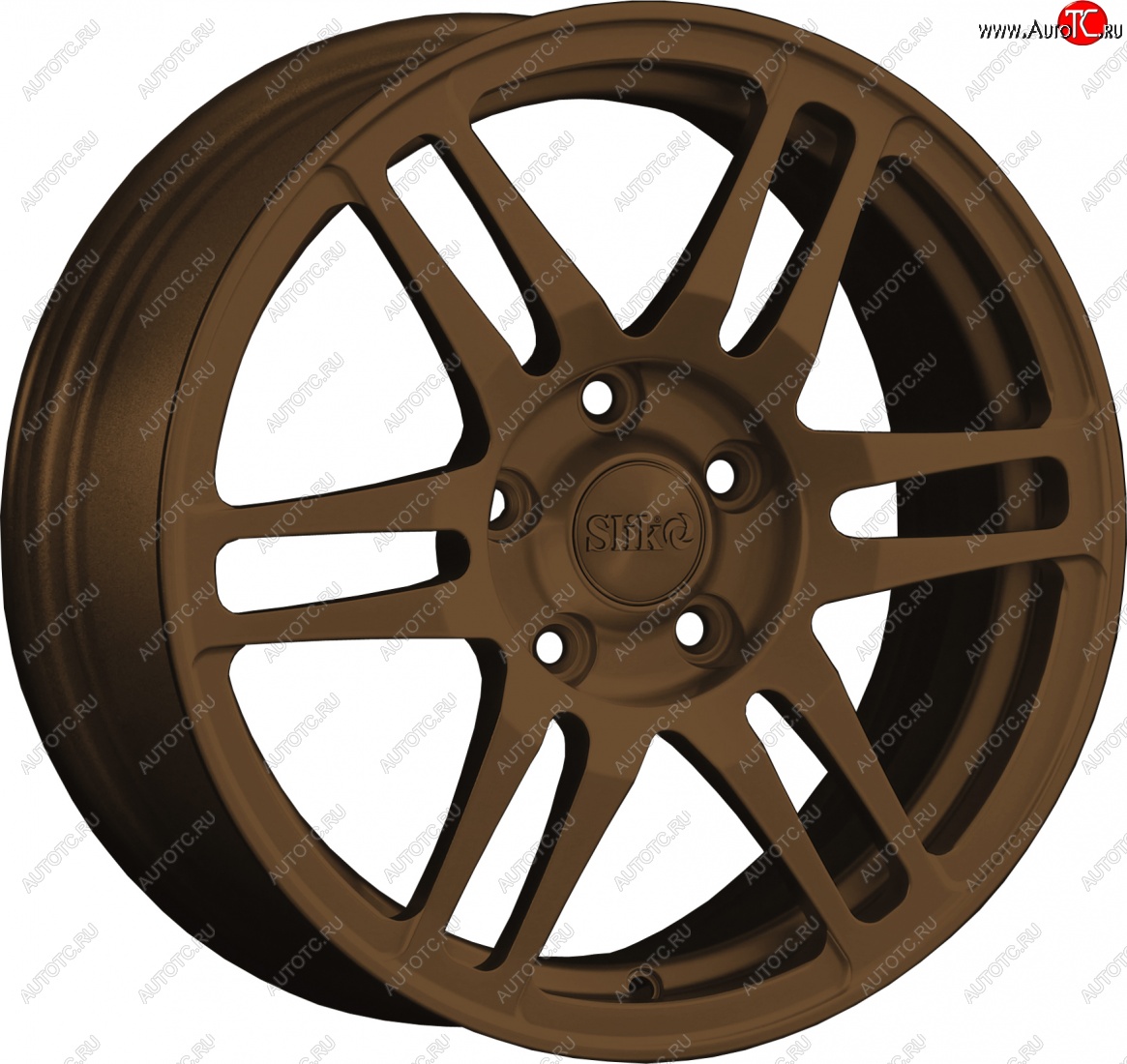 12 949 р. Кованый диск Slik classik R16x6.5 Коньячная бронза. Матовый (MBRZCGN) 6.5x16   (Цвет: MBRZCGN)  с доставкой в г. Майкоп