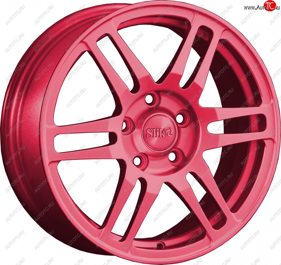 12 949 р. Кованый диск Slik classik R16x6.5 Candy RUBIN рубиновый 6.5x16   (Цвет: Candy RUBIN рубиновый 6.5x16)  с доставкой в г. Майкоп