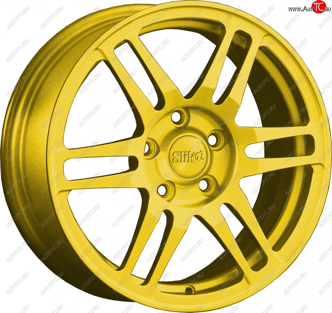 12 949 р. Кованый диск Slik classik R16x6.5 Candy YELLOW ярко-желтый 6.5x16   (Цвет: Candy YELLOW ярко-желтый 6.5x16)  с доставкой в г. Майкоп