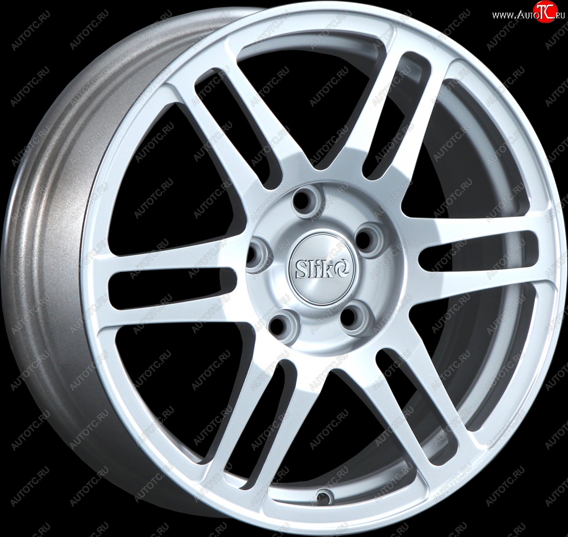 12 949 р. Кованый диск Slik classik R16x6.5 Серебристый светлый (S16) 6.5x16   (Цвет: S16)  с доставкой в г. Майкоп