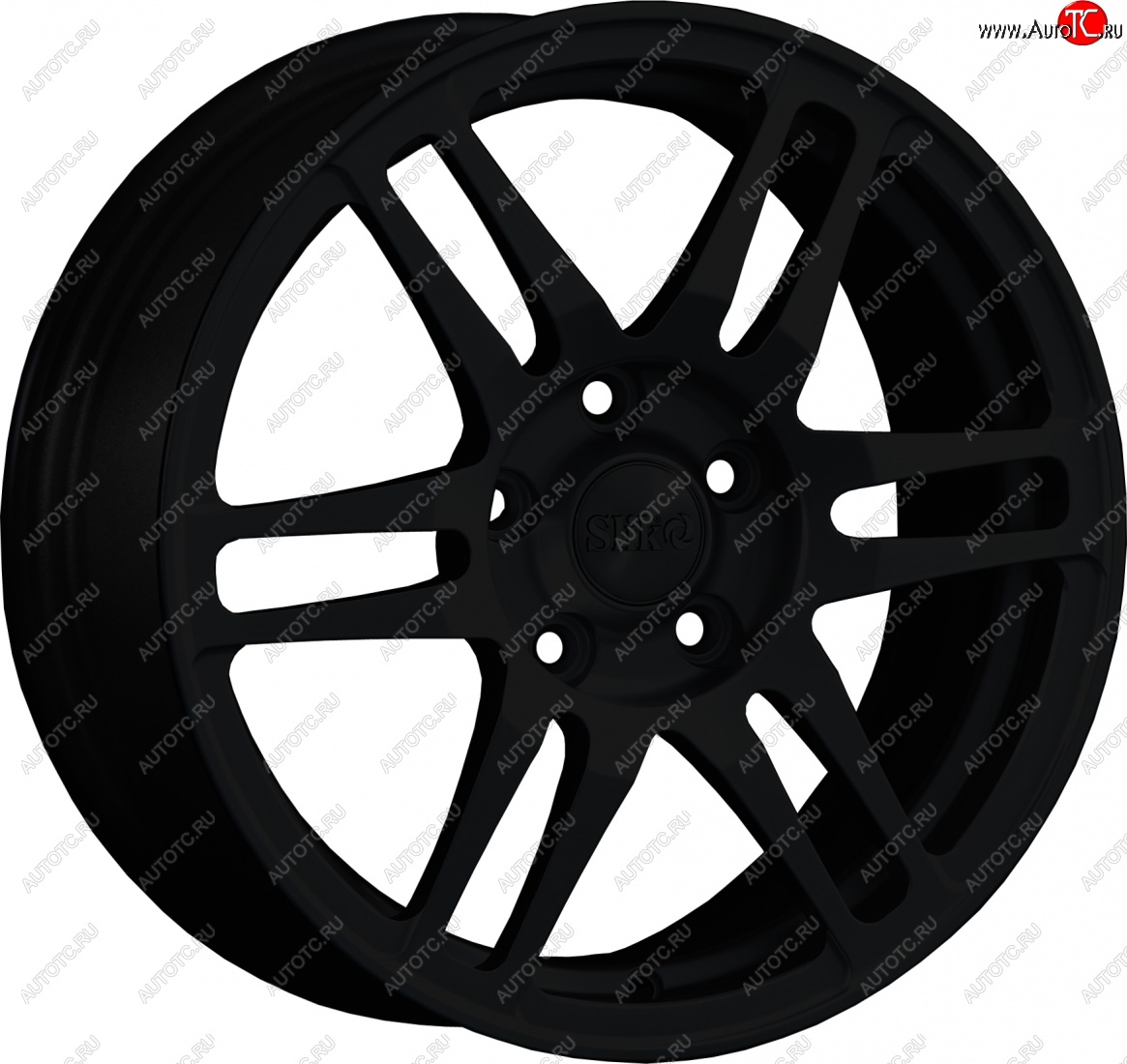 12 949 р. Кованый диск Slik classik R16x6.5 Черный глянцевый (BK) 6.5x16   (Цвет: BK)  с доставкой в г. Майкоп