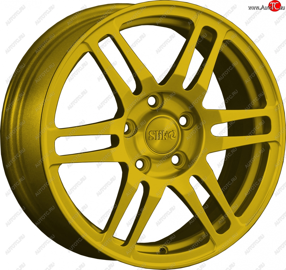12 949 р. Кованый диск Slik classik R16x6.5 Ярко желтый RAL 1021 (YELLOW) 6.5x16   (Цвет: YELLOW)  с доставкой в г. Майкоп