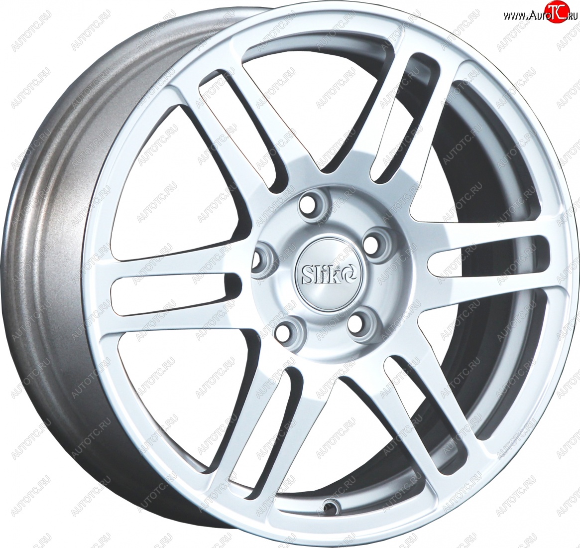 12 949 р. Кованый диск Slik classik R16x6.5 Яркое-блестящее серебро (HPB) 6.5x16   (Цвет: HPB)  с доставкой в г. Майкоп
