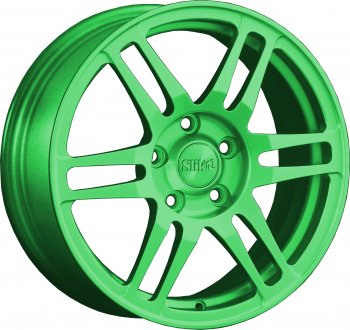 Кованый диск Slik classik R16x6.5 RAL 6038 ярко-зеленый 6.5x16  (Цвет: RAL 6038 ярко-зеленый 6.5x16)