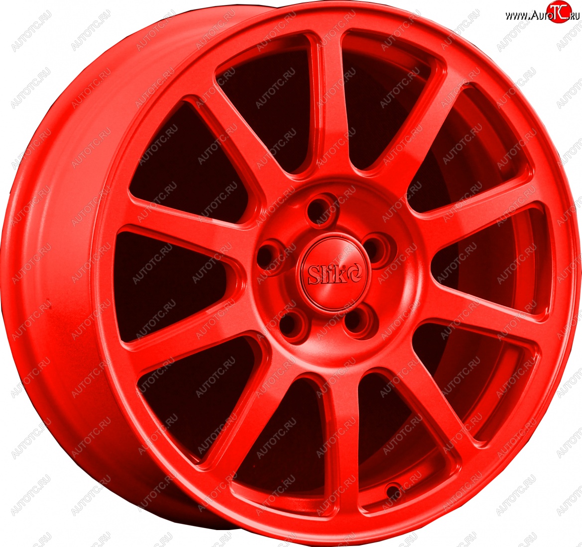 18 999 р. Кованый диск Slik classik R16x6.5 Красный (RED) 6.5x16   (Цвет: RED)  с доставкой в г. Майкоп