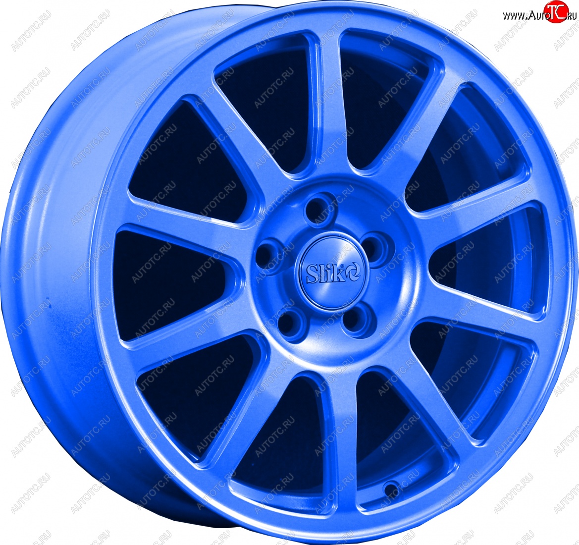 18 999 р. Кованый диск Slik classik R16x6.5 Синий (BLUE) 6.5x16   (Цвет: BLUE)  с доставкой в г. Майкоп