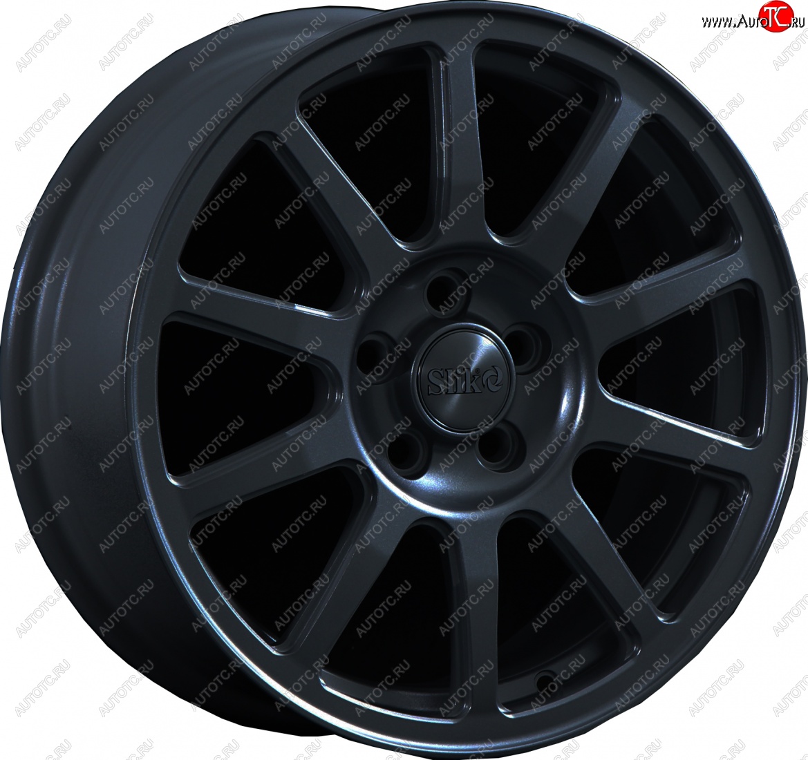 18 999 р. Кованый диск Slik classik R16x6.5 Черный глянцевый (BK) 6.5x16   (Цвет: BK)  с доставкой в г. Майкоп