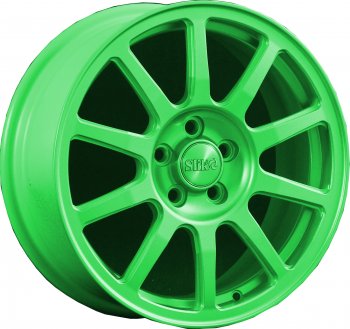 Кованый диск Slik classik R16x6.5 RAL 6038 ярко-зеленый (6038) 6.5x16  (Цвет: 6038)