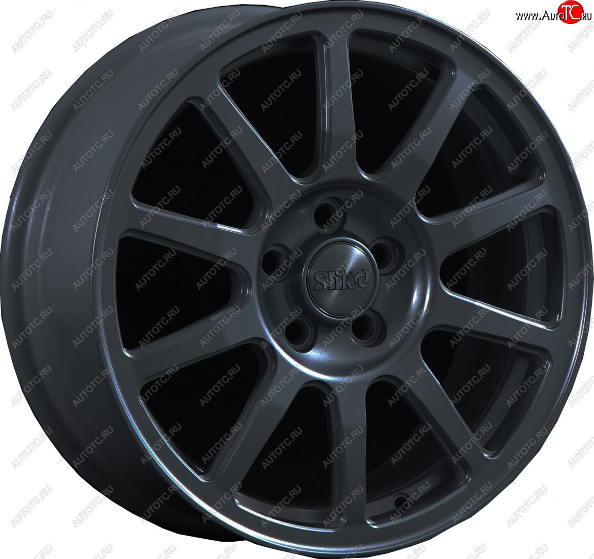 18 999 р. Кованый диск Slik classik R16x6.5 Графит глянцевый (GM) 6.5x16   (Цвет: GM)  с доставкой в г. Майкоп