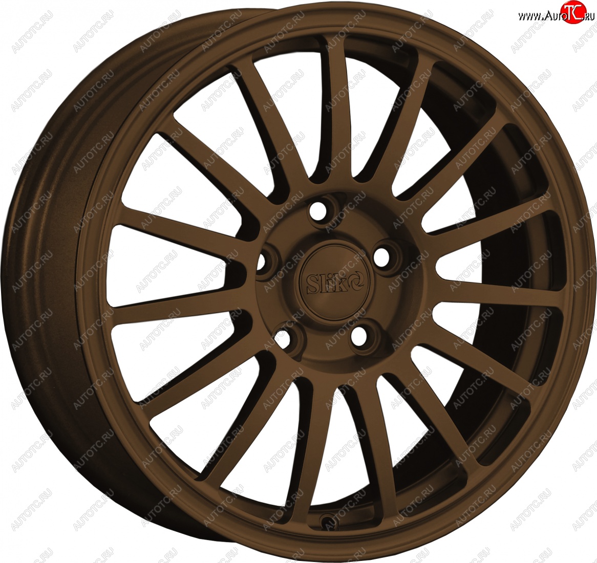 15 249 р. Кованый диск Slik classik R16x6.5 Коньячная бронза. Глянец (BRZCGN) 6.5x16   (Цвет: BRZCGN)  с доставкой в г. Майкоп