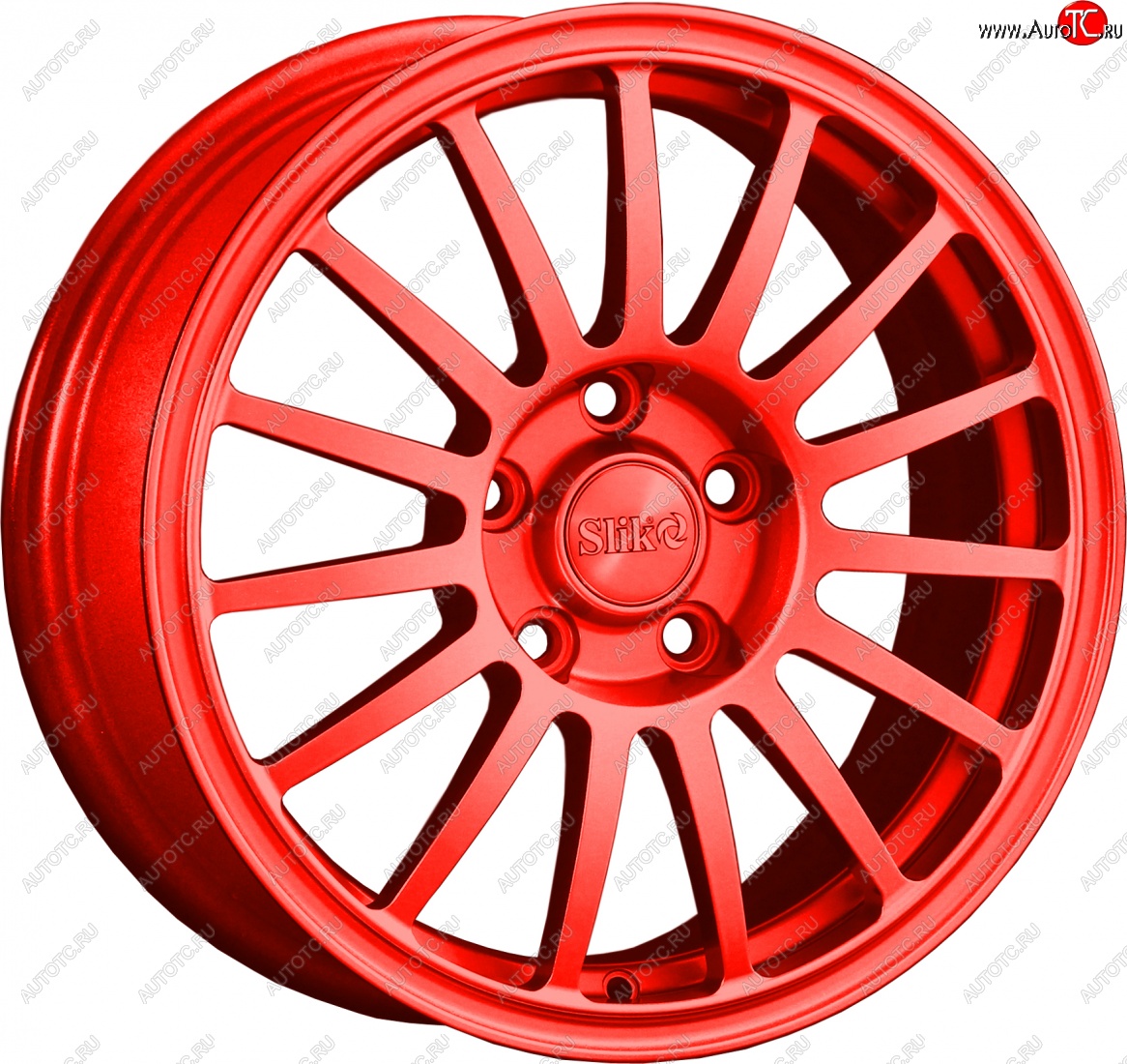 15 249 р. Кованый диск Slik classik R16x6.5 Candy алый 6.5x16   (Цвет: Candy алый 6.5x16)  с доставкой в г. Майкоп