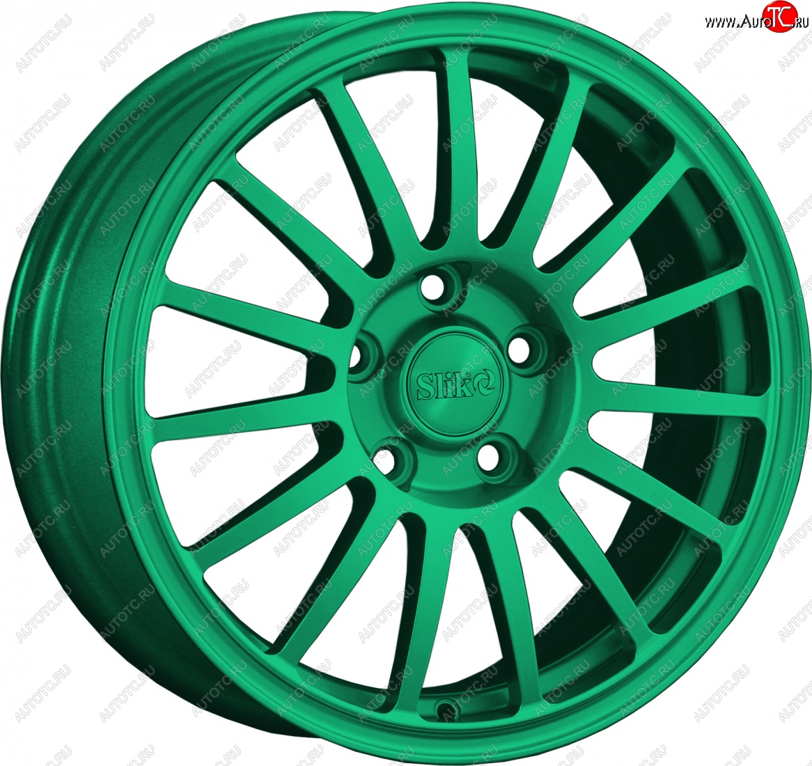 15 249 р. Кованый диск Slik classik R16x6.5 Candy Green изумрудно-зеленый 6.5x16   (Цвет: Candy Green изумрудно-зеленый 6.5x16)  с доставкой в г. Майкоп