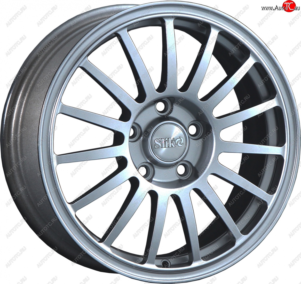 15 249 р. Кованый диск Slik classik R16x6.5 Серебристый тёмный (S25) 6.5x16   (Цвет: S25)  с доставкой в г. Майкоп