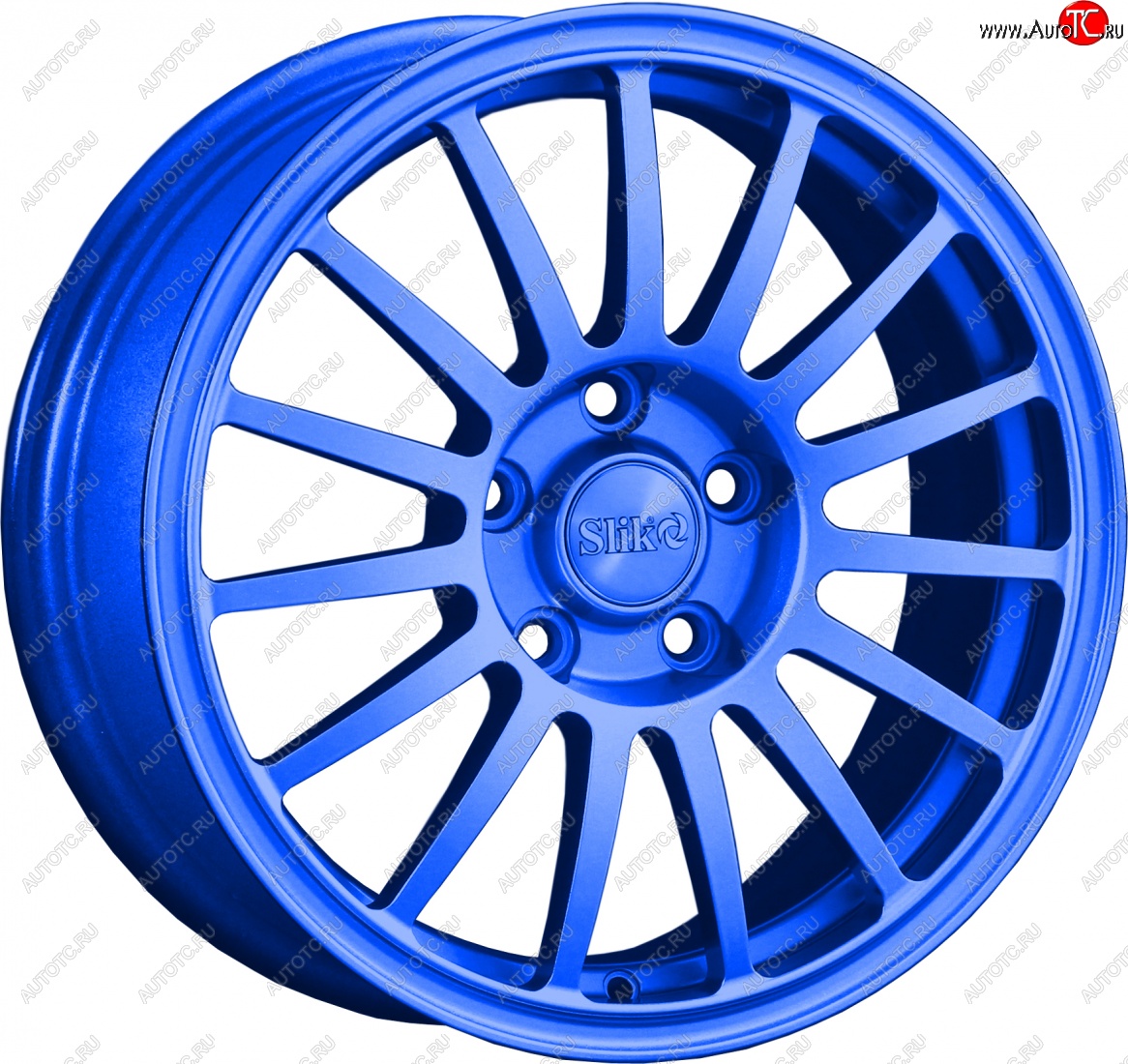 15 249 р. Кованый диск Slik classik R16x6.5 Синий (BLUE) 6.5x16   (Цвет: BLUE)  с доставкой в г. Майкоп