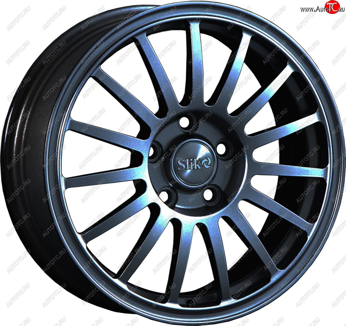 15 249 р. Кованый диск Slik classik R16x6.5 Черный глянцевый (BK) 6.5x16   (Цвет: BK)  с доставкой в г. Майкоп