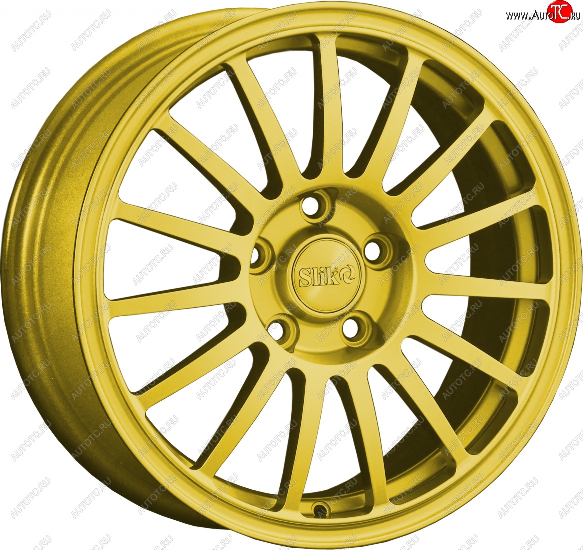15 249 р. Кованый диск Slik classik R16x6.5 Ярко желтый RAL 1021 (YELLOW) 6.5x16   (Цвет: YELLOW)  с доставкой в г. Майкоп