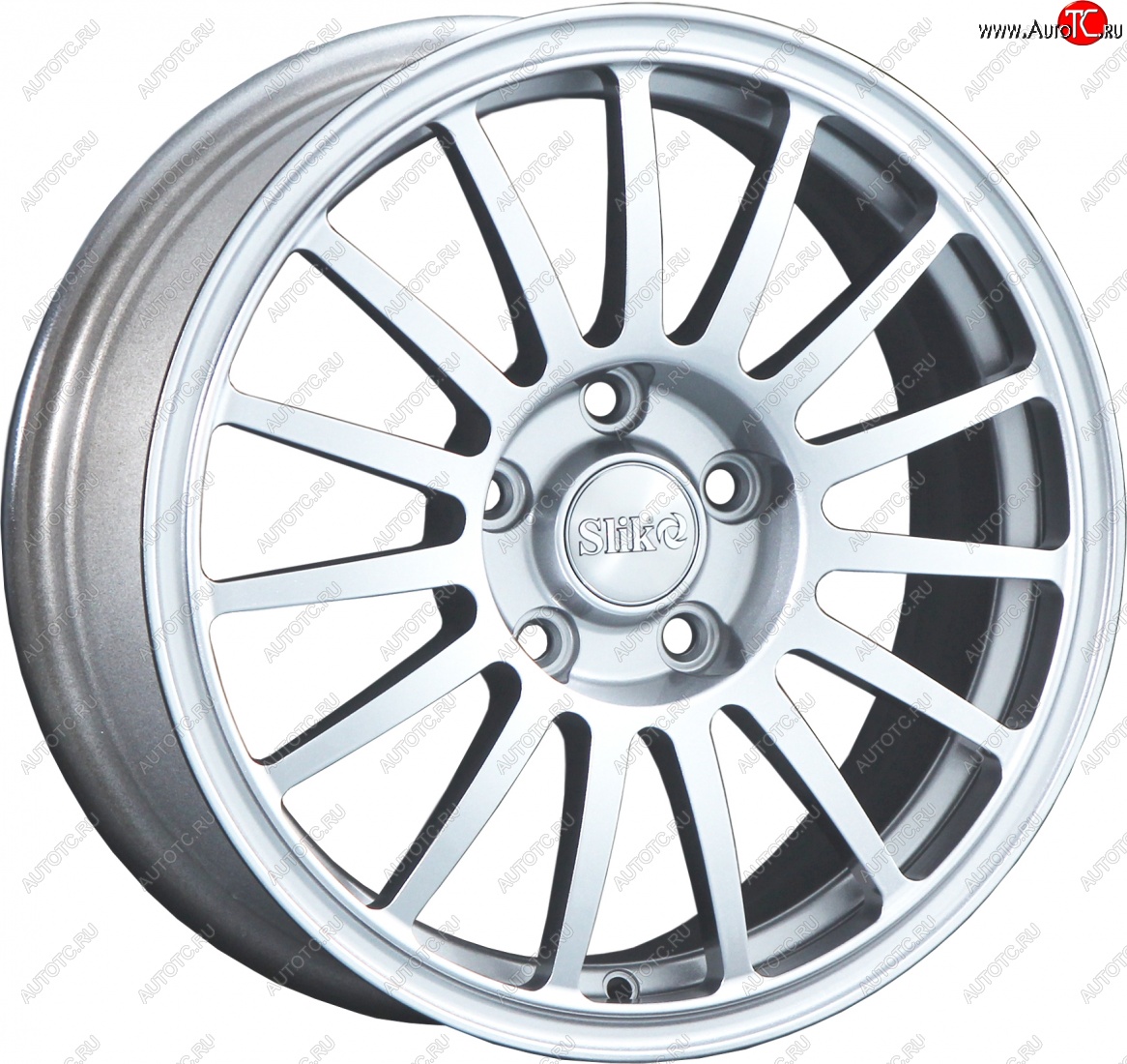 15 249 р. Кованый диск Slik classik R16x6.5 Яркое-блестящее серебро (HPB) 6.5x16   (Цвет: HPB)  с доставкой в г. Майкоп