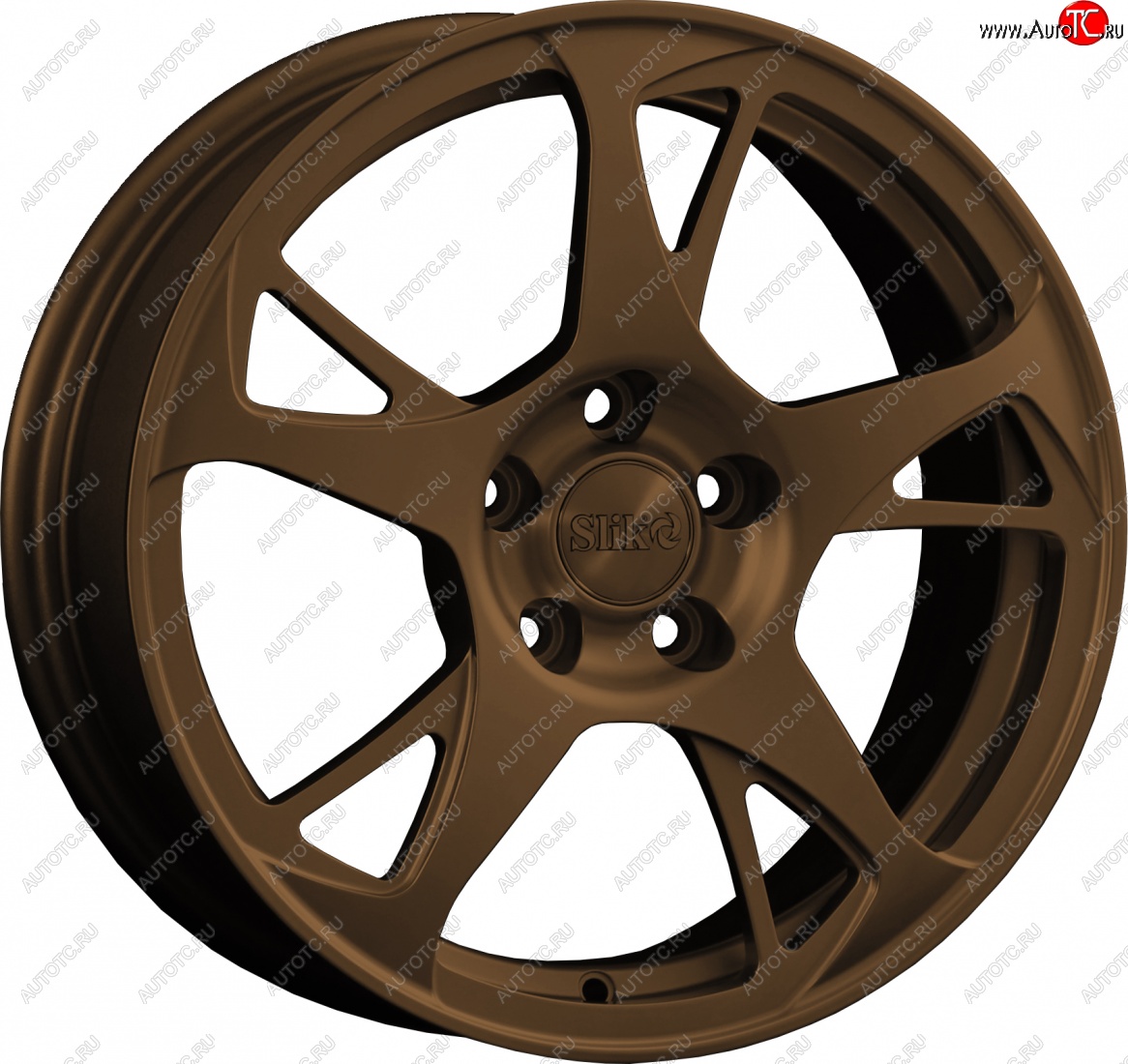 10 999 р. Кованый диск Slik classik R16x6.5 Коньячная бронза. Матовый (MBRZCGN) 6.5x16   (Цвет: MBRZCGN)  с доставкой в г. Майкоп