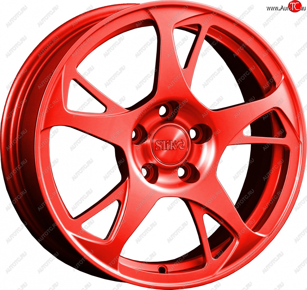 10 999 р. Кованый диск Slik classik R16x6.5 Candy алый 6.5x16   (Цвет: Candy алый 6.5x16)  с доставкой в г. Майкоп