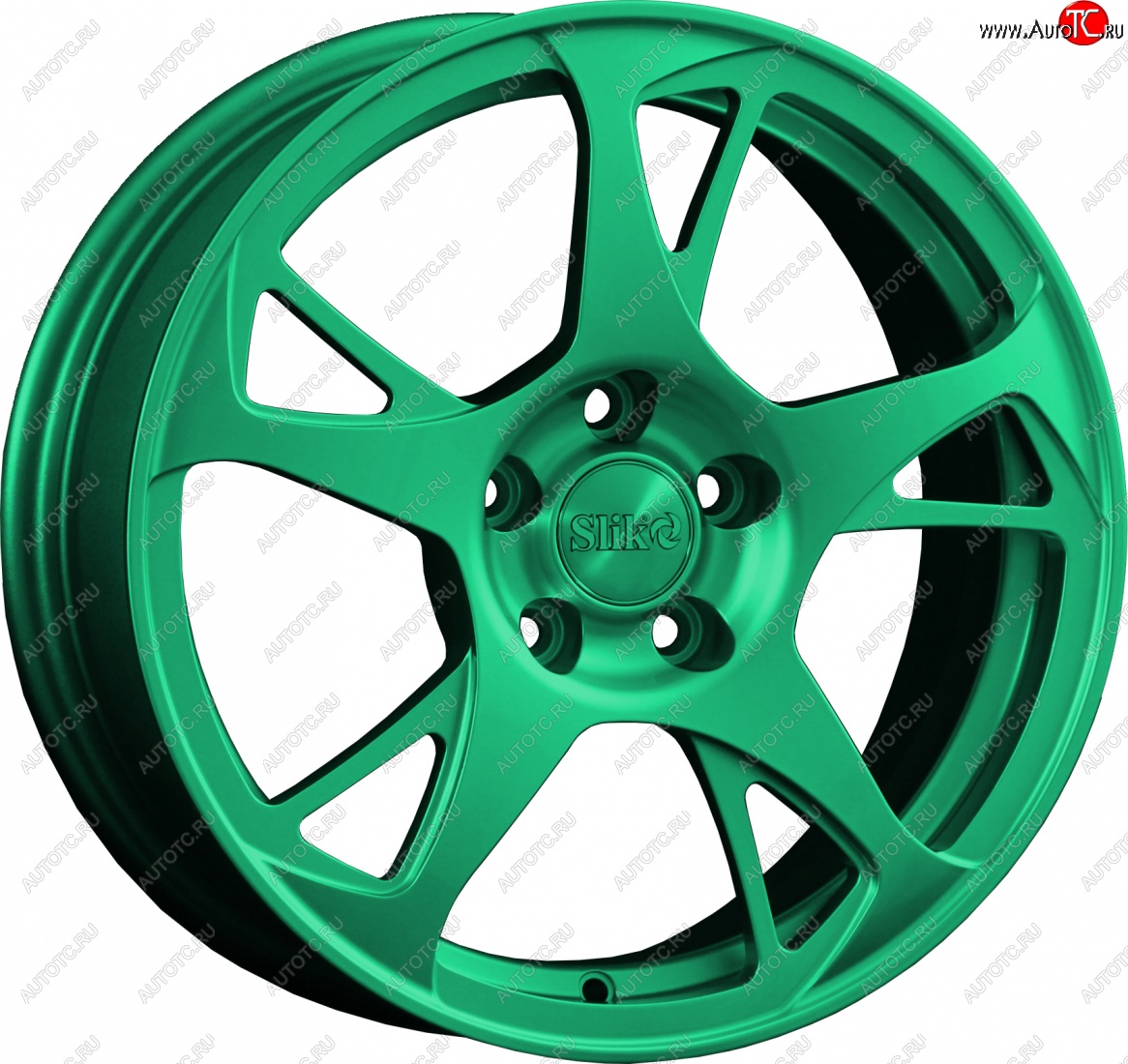 10 999 р. Кованый диск Slik classik R16x6.5 Candy Green изумрудно-зеленый 6.5x16   (Цвет: Candy Green изумрудно-зеленый 6.5x16)  с доставкой в г. Майкоп