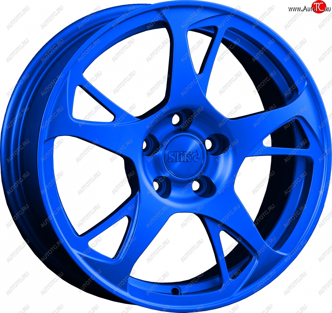 10 999 р. Кованый диск Slik classik R16x6.5 Candy BLUE синий 6.5x16   (Цвет: Candy BLUE синий 6.5x16)  с доставкой в г. Майкоп