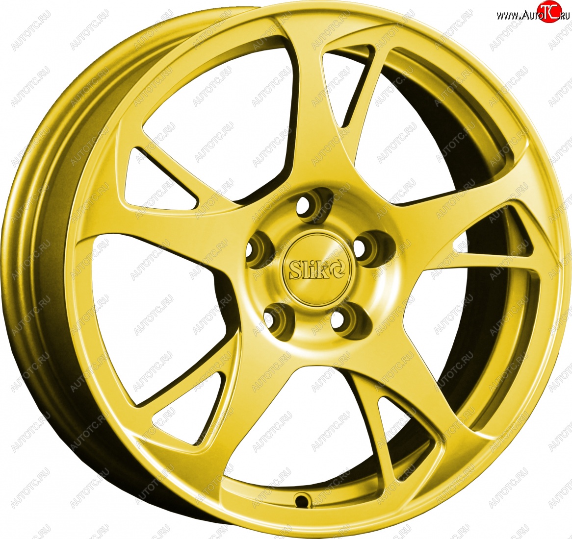 10 999 р. Кованый диск Slik classik R16x6.5 Ярко желтый RAL 1021 (YELLOW) 6.5x16   (Цвет: YELLOW)  с доставкой в г. Майкоп