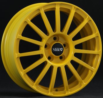 Кованый диск Slik classik R16x6.5 Ярко желтый RAL 1021 (YELLOW) 6.5x16  (Цвет: YELLOW)