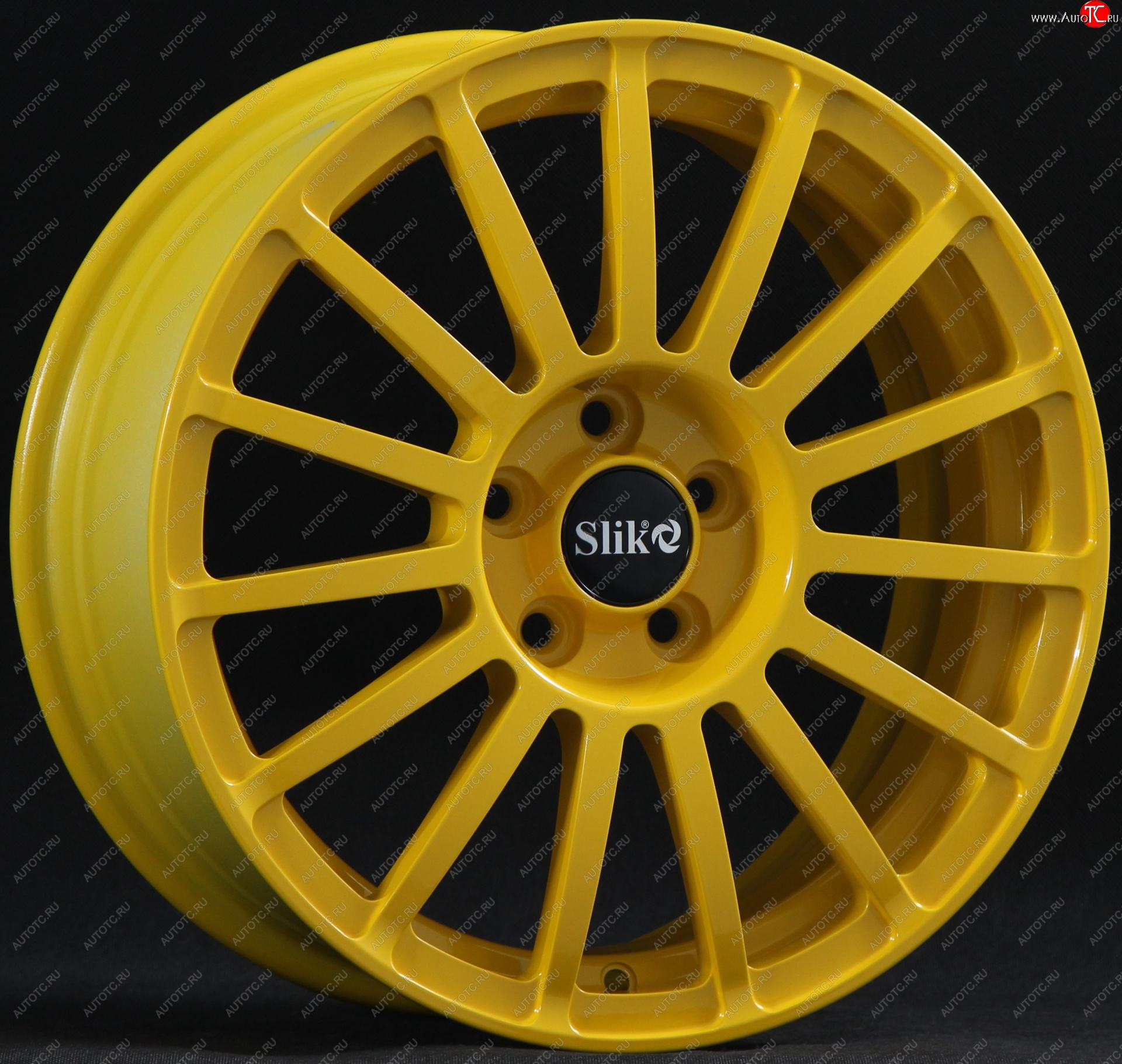 18 999 р. Кованый диск Slik classik R16x6.5 Ярко желтый RAL 1021 (YELLOW) 6.5x16   (Цвет: YELLOW)  с доставкой в г. Майкоп