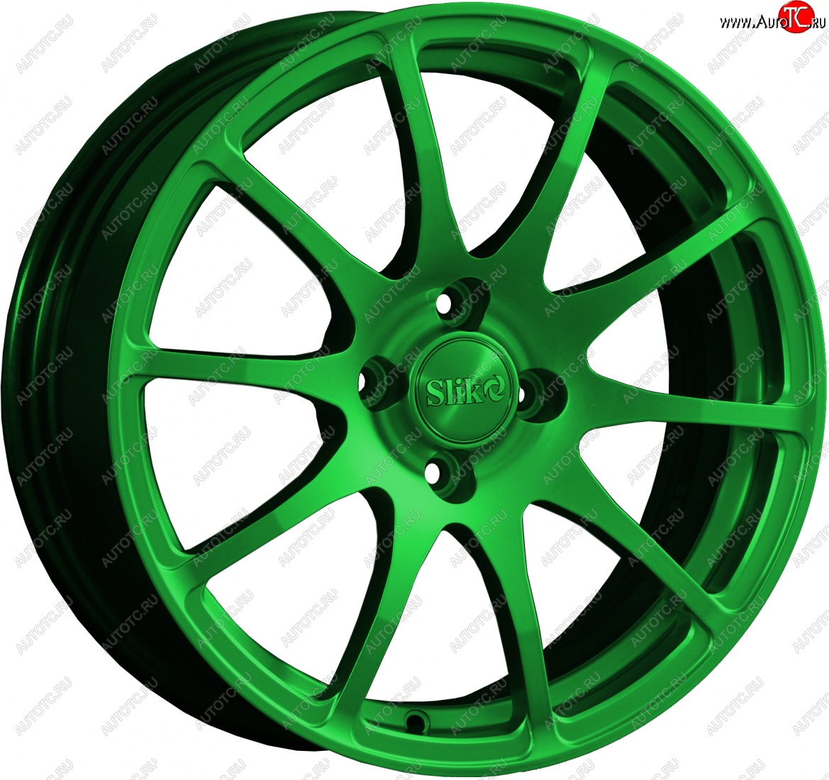 18 999 р. Кованый диск Slik classik R16x6.5 Зеленый (GREEN) 6.5x16 Nissan Qashqai 1 дорестайлинг (2007-2010) 5x114.3xDIA66.1xET40.0 (Цвет: GREEN)