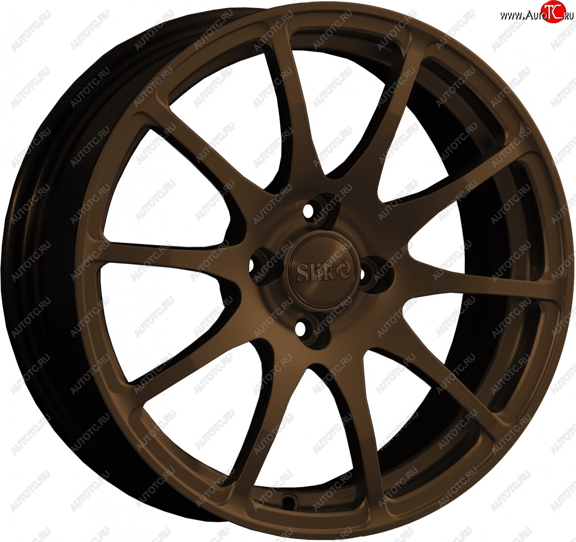 18 999 р. Кованый диск Slik classik R16x6.5 Коньячная бронза. Глянец (BRZCGN) 6.5x16   (Цвет: BRZCGN)  с доставкой в г. Майкоп