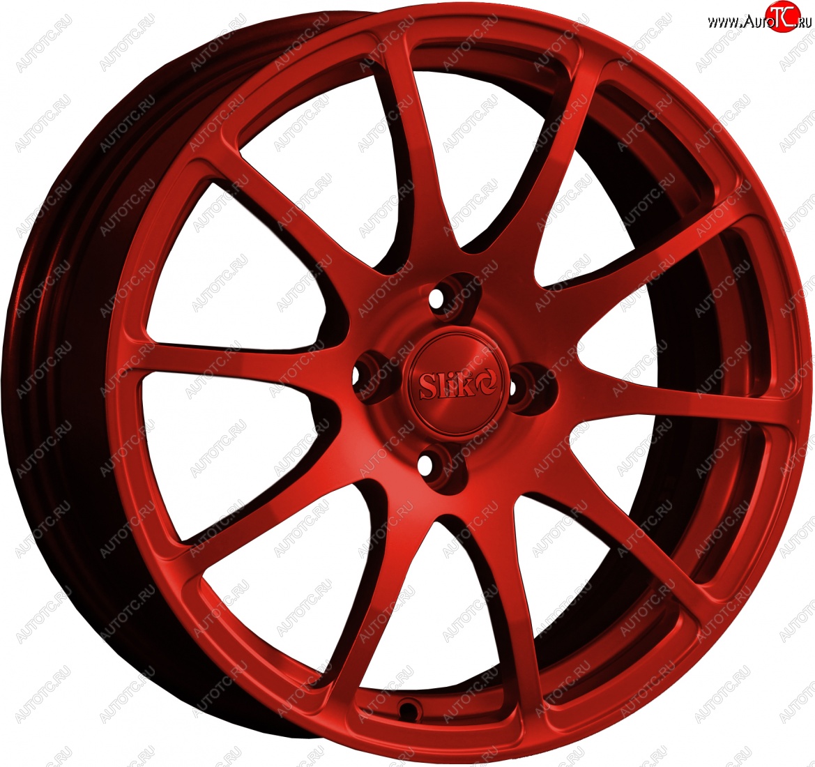 18 999 р. Кованый диск Slik classik R16x6.5 Красный (RED) 6.5x16   (Цвет: RED)  с доставкой в г. Майкоп