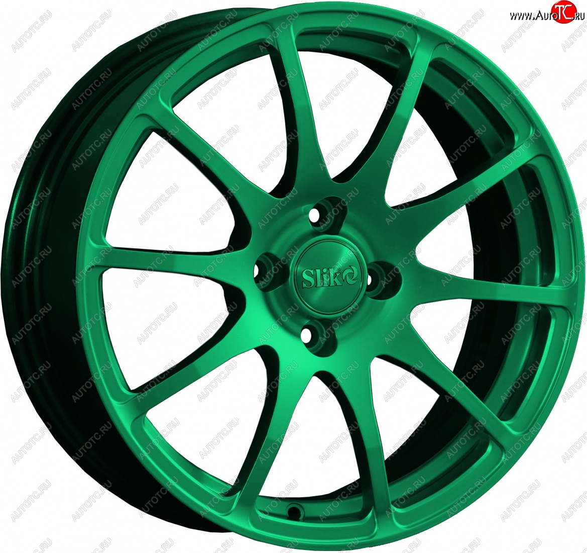 18 999 р. Кованый диск Slik classik R16x6.5 Candy Green изумрудно-зеленый 6.5x16   (Цвет: Candy Green изумрудно-зеленый 6.5x16)  с доставкой в г. Майкоп