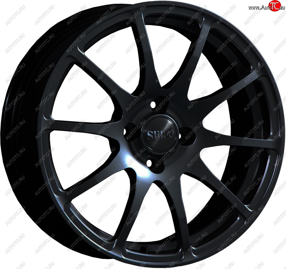18 999 р. Кованый диск Slik classik R16x6.5 Черный глянцевый (BK) 6.5x16   (Цвет: BK)  с доставкой в г. Майкоп