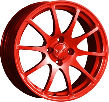 Кованый диск Slik classik R16x6.5 RAL 3026 ярко-алый (3026) 6.5x16  (Цвет: 3026)