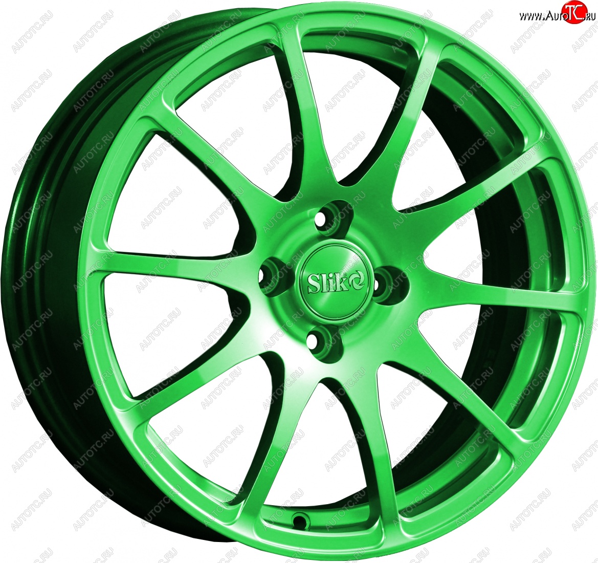 18 999 р. Кованый диск Slik classik R16x6.5 RAL 6038 ярко-зеленый (6038) 6.5x16   (Цвет: 6038)  с доставкой в г. Майкоп